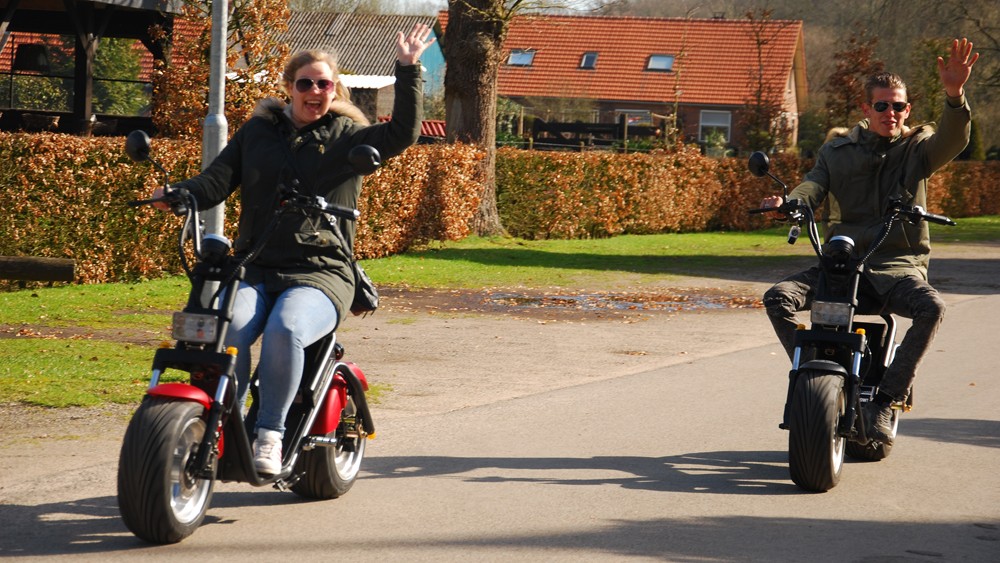 Echopper rijden en bbqen onderweg!