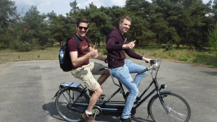 Achterop de tandem - Gezellig fietsen op de Veluwe! - Bedrijfsfeest.nl