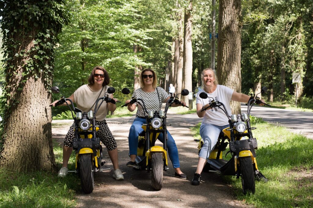 E-Chopper rijden en klimmen in Harderwijk